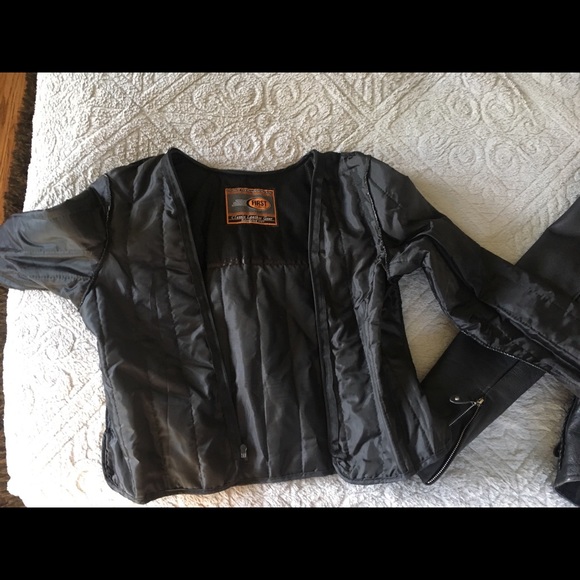 Leather motorcycle jacket - Picture 3 of 5